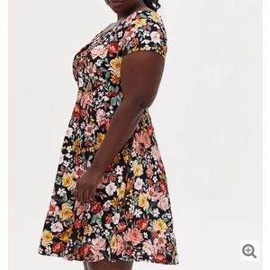 NWT Torrid Floral Off the Shoulder Midi Dress Size 2X